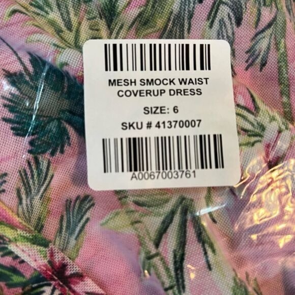 Torrid Mesh Smock Waist Coverup Dress Sz 6X NWT - Picture 8 of 10
